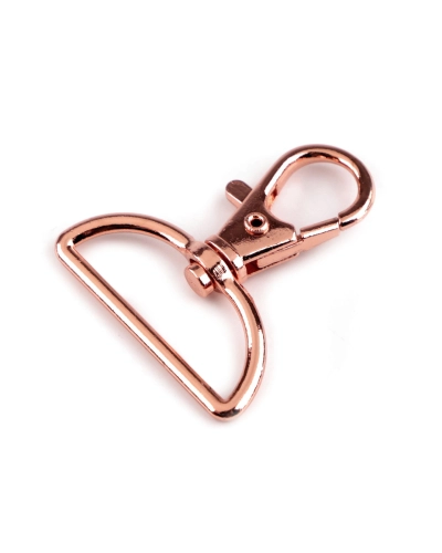 Fém forgós karabiner szélesség 30 mm-es befűző - 1 db. | Mimib