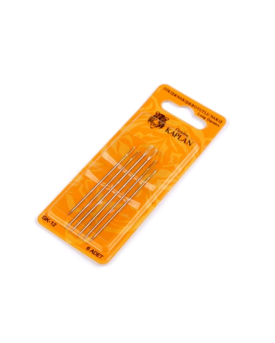 Hosszú stoppoló tűk, arany fülek - 1 card | Mimib