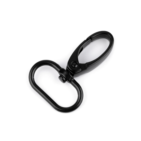 Fém forgós karabiner szélesség 25 mm-es befűző - 1 db. | Mimib