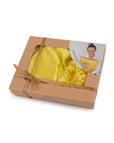 Szatén Beauty alvó készlet, huzat és scrunchie gumi - 1 db. | Mimib