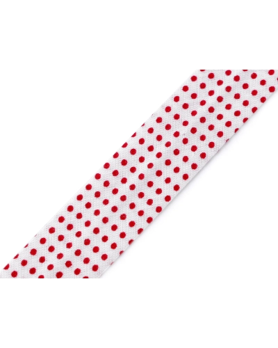 Ferdepánt pamut pöttyök, kockaminta, csillag szélessége 20 mm vasalt - 15 m | Mimib