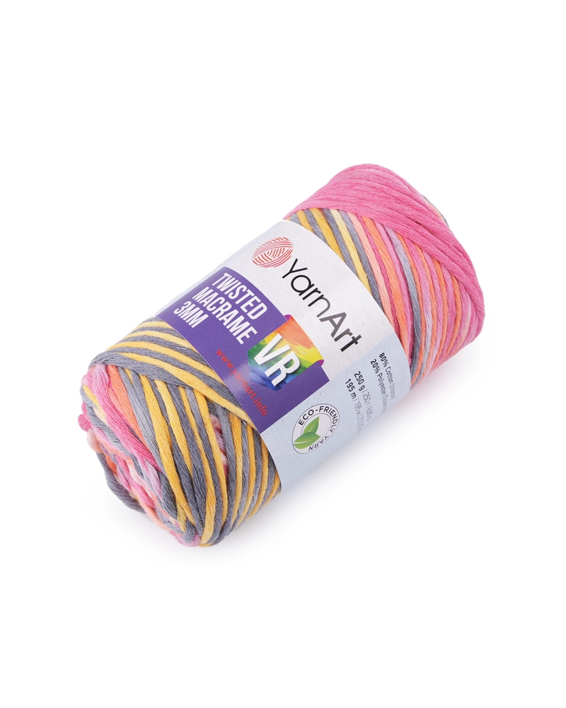 Kötőfonal Twisted Macrame 250 g fésülés - 1 db. | Mimib