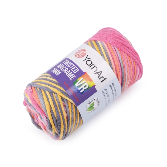 Kötőfonal Twisted Macrame 250 g fésülés - 1 db. | Mimib