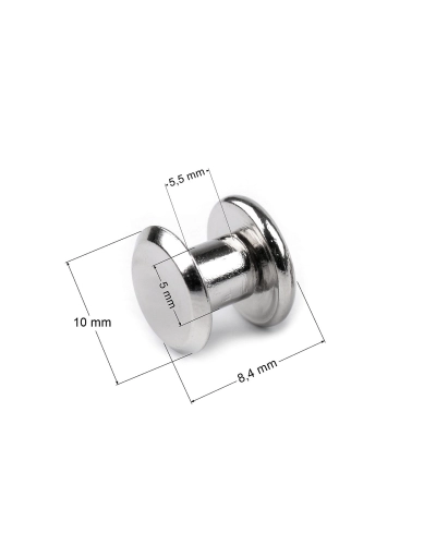 Övcsavar Ø10 mm szíjcsavar / könyvkötő - 10 pr. | Mimib