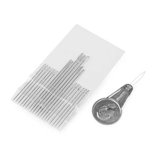 Varró tű + felfűző - 1 card | Mimib