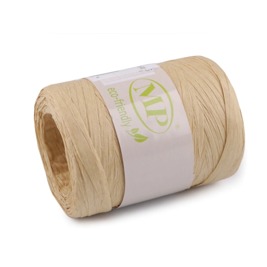 Természetes rafia, táskák fonásához, 5-8 mm-es széles - 1 db. | Mimib