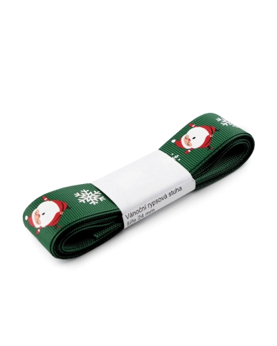 Karácsonyi ripsz szalag szélessége 24 mm grosgrain - 90 m | Mimib