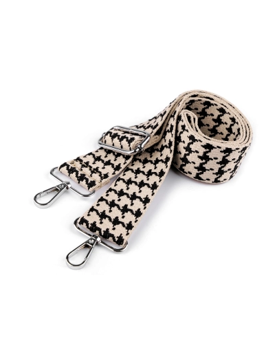 Textil táskapánt / táska heveder karabinerrel szélessége 3,8 cm - 1 db. | Mimib