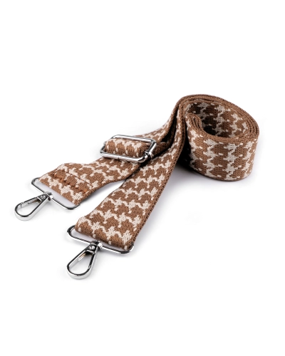 Textil táskapánt / táska heveder karabinerrel szélessége 3,8 cm - 1 db. | Mimib