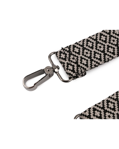 Textil táskapánt / táska heveder karabinerrel szélessége 3,8 cm - 1 db. | Mimib