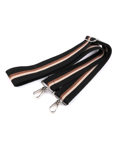 Textil táskapánt / táska heveder karabinerrel szélessége 3,8 cm - 1 db. | Mimib