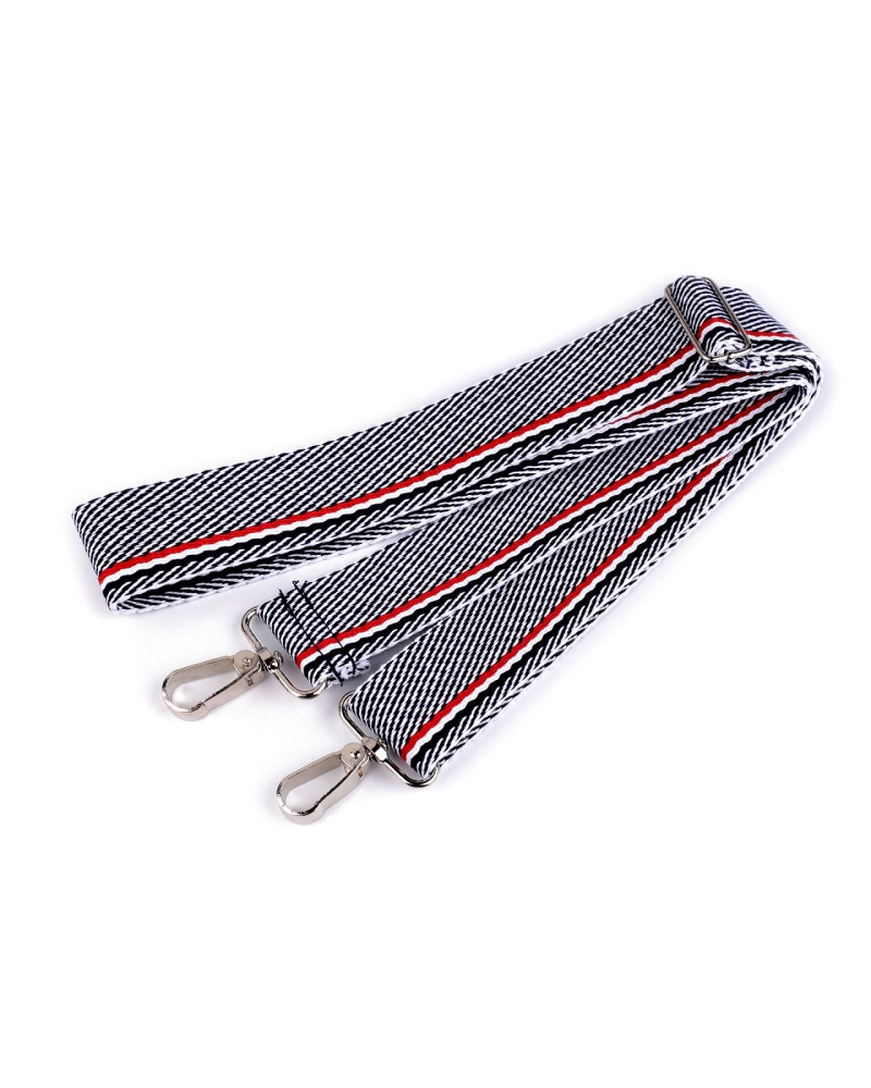 Textil táskapánt / táska heveder karabinerrel szélessége 3,8 cm - 1 db. | Mimib