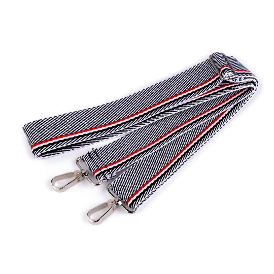 Textil táskapánt / táska heveder karabinerrel szélessége 3,8 cm - 1 db. | Mimib