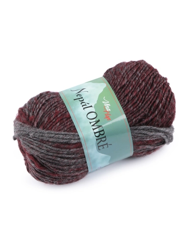 Kötő fonal Nepál ombré 100 g - 1 db. | Mimib