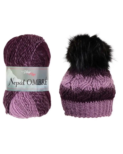 Kötő fonal Nepál ombré 100 g - 1 db. | Mimib