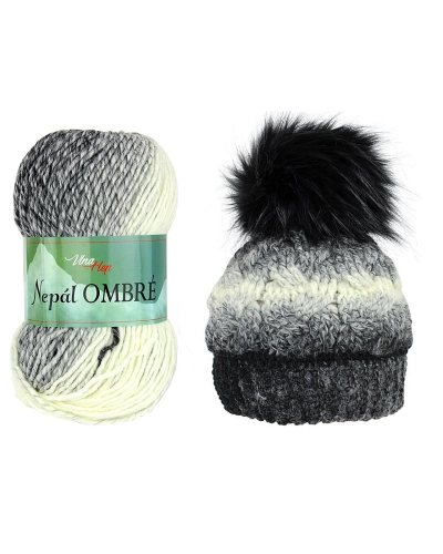 Kötő fonal Nepál ombré 100 g - 1 db. | Mimib