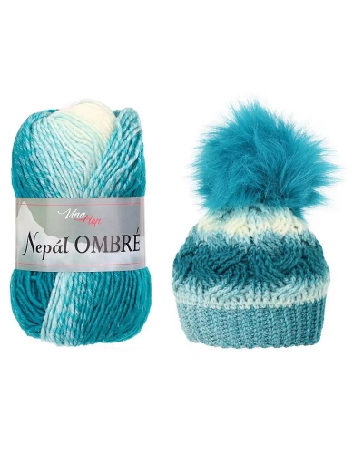 Kötő fonal Nepál ombré 100 g - 1 db. | Mimib