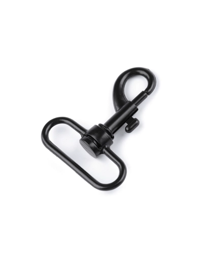Fém forgós karabiner 38 mm-es befűző - 1 db. | Mimib