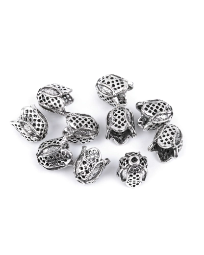 Zsinórvég / dísz kupak / szoknya 12x12 mm - 2 db.
