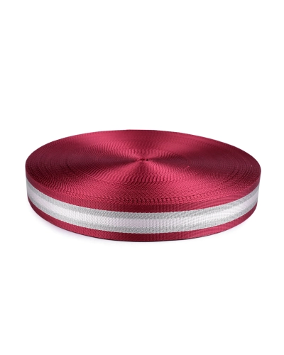 Sima kétoldalas hevederszalag lurexel szélessége 38 mm - 1 m | Mimib