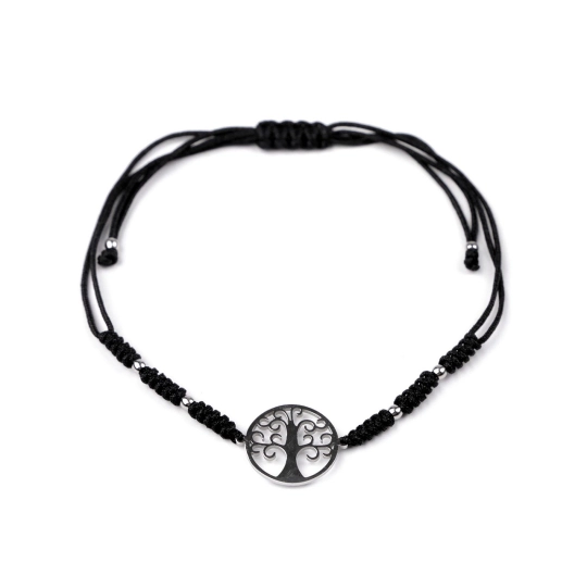 Shamballa karkötő élet fája orvosi acélból - 1 db. | Mimib