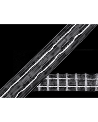 Függöny szélessége 25 mm ceruza redőzött - 50 m | Mimib