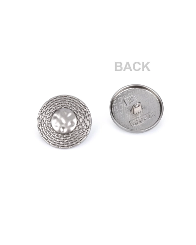 Dizájnos fém gomb 19,2 és 24 mm - 5 db.