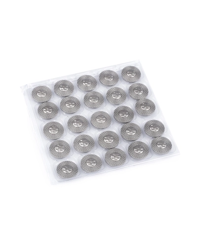 Dizájnos fém gomb 19,2 és 24 mm - 5 db. | Mimib