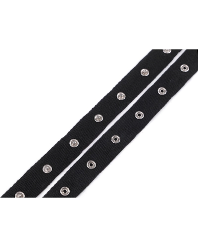 20 mm széles pamut gombos rögzítés - 1 m | Mimib