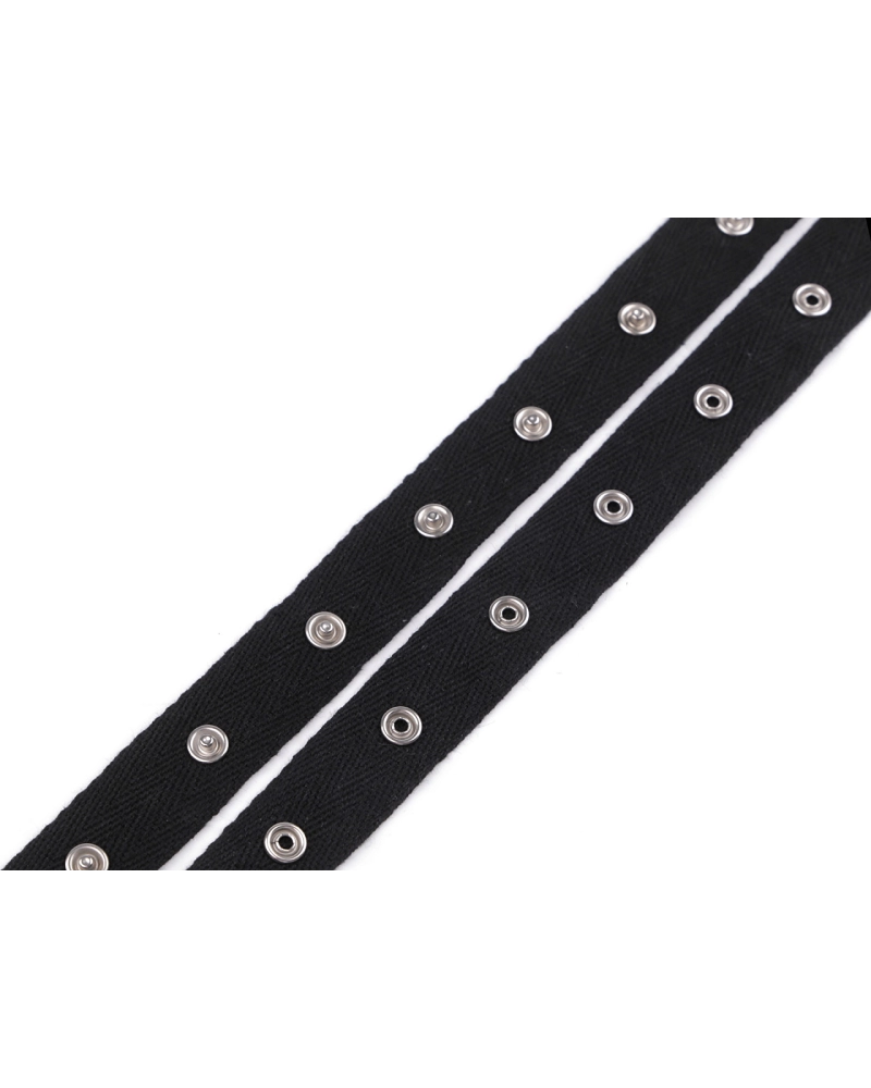 20 mm széles pamut gombos rögzítés - 1 m | Mimib
