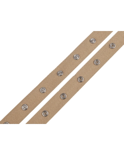 20 mm széles pamut gombos rögzítés - 1 m | Mimib