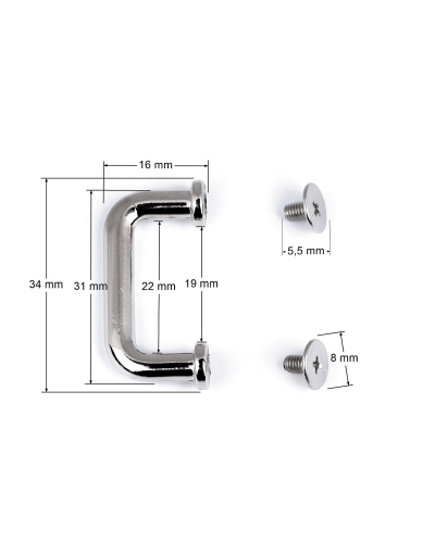 Prievlak skrutkovací šírka 22 mm - 1 sada | Mimib