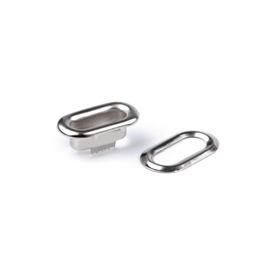 Priechodky s podložkou ovál 4x12 mm - 50 pár | Mimib