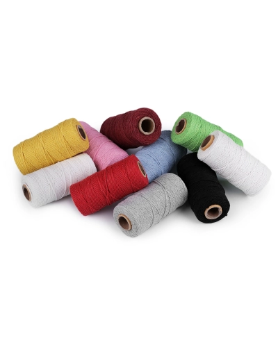 Bavlnená priadza macrame / háčkovacia, rozčesávacia - 1 ks | Mimib