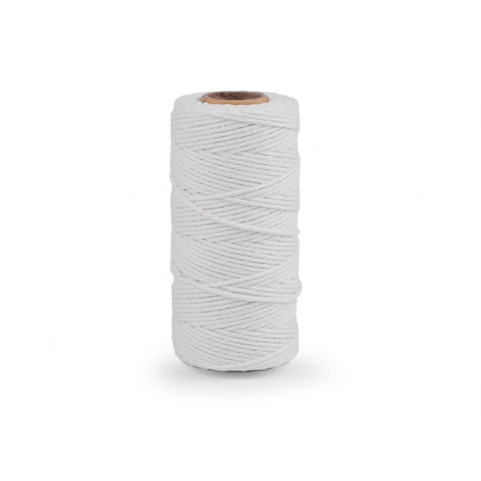 Bavlnená priadza macrame / háčkovacia, rozčesávacia - 1 ks | Mimib