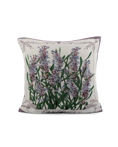 Gobelínová obliečka na vankúš levanduľa, ruža 45x45 cm - 1 ks | Mimib