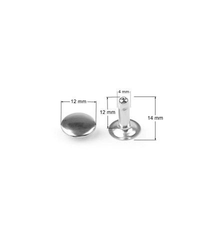 Duté nity Ø12 mm jednostranné - 50 pár | Mimib