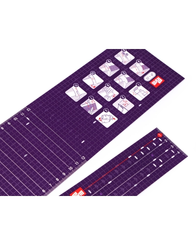 Univerzálne zažehľovacie pravítko Prym - 1 ks | Mimib