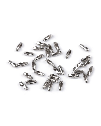 Golyós lánc csatlakozók 3x8 mm - 100 db. | Mimib