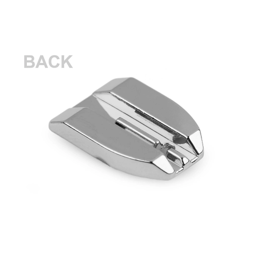 Pätka na skrytý zips kovová - 1 ks