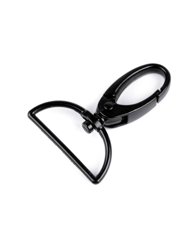 Fém forgós karabiner 32 mm-es befűző - 1 db. | Mimib