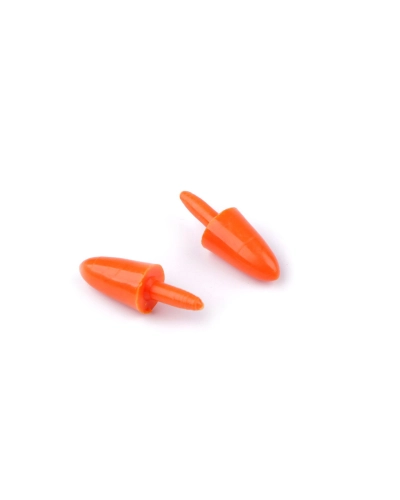 Hóember orr sárgarépa 8x23 mm beszúrható - 10 db. | Mimib