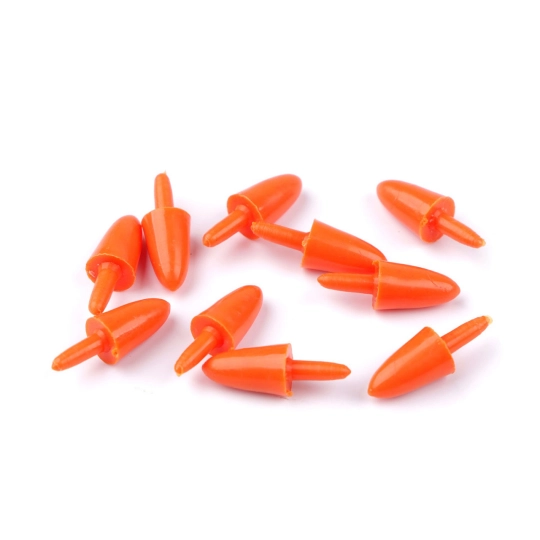 Hóember orr sárgarépa 8x23 mm beszúrható - 10 db. | Mimib