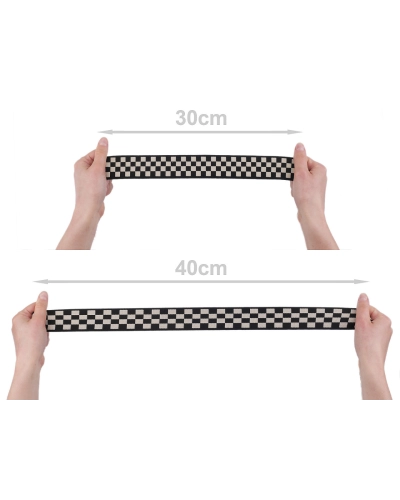 Puha gumi szélessége 40 mm kockamintás - 1 m | Mimib