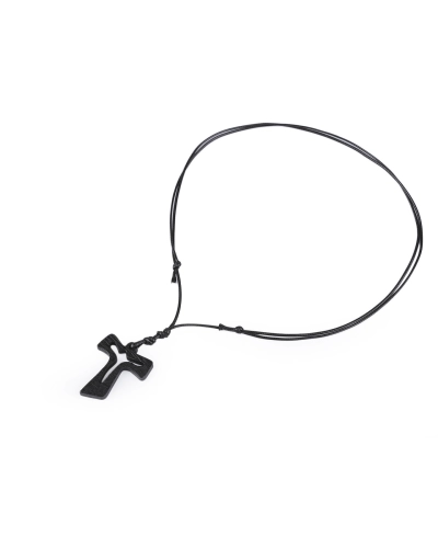 Drevený krížik na šnúrke - 1 ks