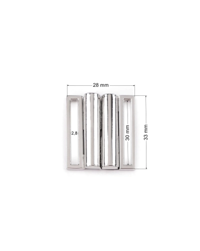 Fórdőruha / öv kapocs szélessége 30 mm fém - 1 pr. | Mimib