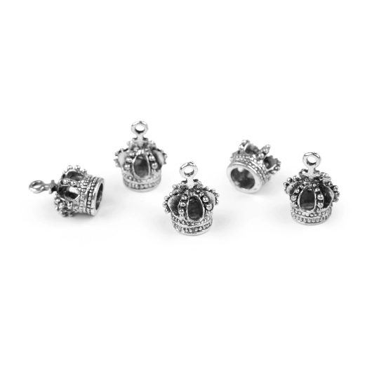 Korona / medál 12x16 mm - 5 db. | Mimib