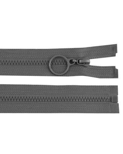 Cápa fogú cipzár vékony bontható No 3 karikával hossz 60 cm - 1 db. | Mimib
