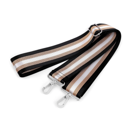Állítható textil táskafül / heveder karabinnel szélessége 5 cm - 1 db. | Mimib