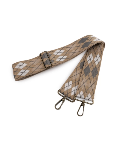 Állítható textil táskafül / heveder karabinnel szélessége 5 cm - 1 db. | Mimib